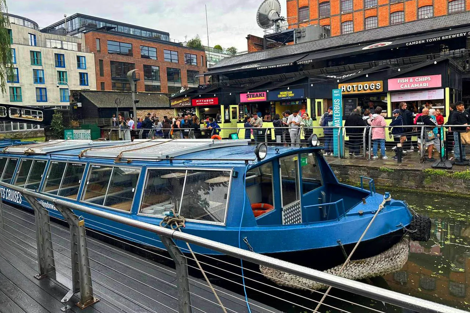Canal boat ride to Camden Market photo