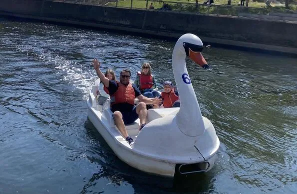 Olympic Park + Swan Pedalos